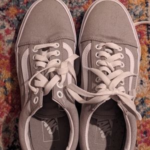 Gray Vans Old Skool Women's